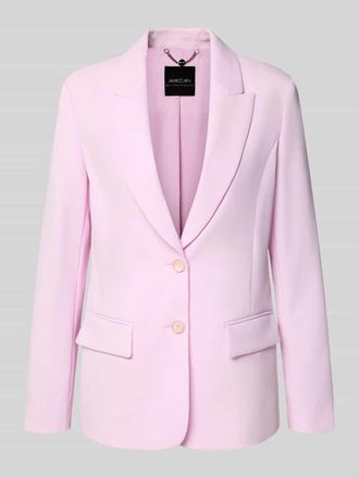 Marc Cain Regular Fit Blazer mit Reverskragen in Pink, Gr&ouml;&szlig;e 44