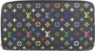 Louis Vuitton Black Grenade Multi-Color Coated Canvas Long Wallet (Bi-Fold) (Pre-Owned)