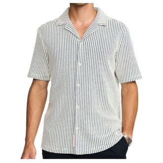 Revolution Cuban Shirt Polyester S/S Hemd f&uuml;r Herren | grau