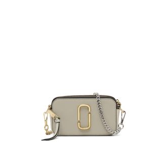 Marc Jacobs The Chain Snapshot - Dames - Schoudertassen - Grijs - ONE Size - Leer - Tassen