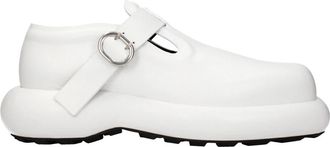 Jil Sander Instapsloafers - Dames - Loafers - Wit - 38 EU - Leer - Schoenen