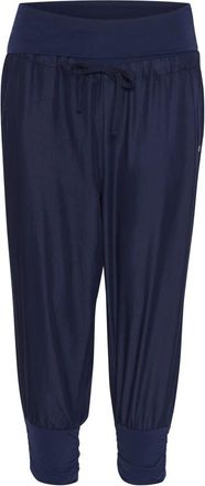 Cream CRLinee Cropped Broeken - Dames - Vrijetijds broeken - Blauw - XL - Polyester - Broeken