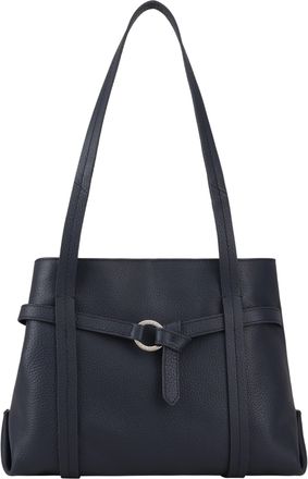 Dents Womens Eaton Leather Shoulder Bag - Navy - One Size