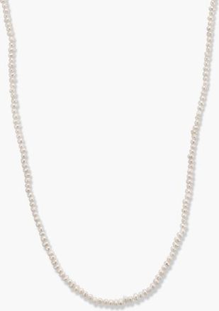 Mejuri Micro Pearl Necklace by MEJURI at Nordstrom, Size 17