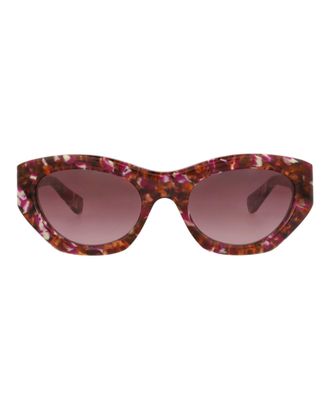 Chlo&eacute; Cat Eye-Frame Recycled Acetate Sunglasses