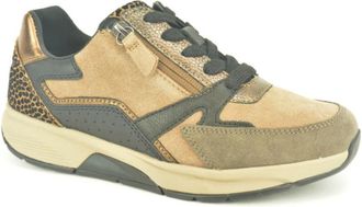 Gabor Schoenen, Dames, Beige, 38 EU, Taupe Zwart Loper Tapijt Rol