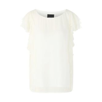 Marc Cain Blouse van Viscose met Dubbele Laag - Dames - Blouses & Shirts - Wit - Maat: XS Viscose