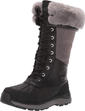 UGG Womens Adirondack Boot Iii Snow, Black/Black, 5.5 UK