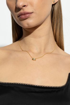 Coach Set: Earrings And Necklace, Womens, Gold