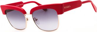 Max & Co. MO0092 66B Shiny Red/Smoke Gradient