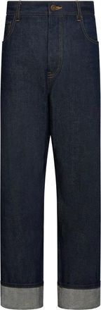 Thom Browne Selvedge Denim 5-Pocket Broek - Heren - Regular Fit Jeans - Blauw - M - Denim - Jeans