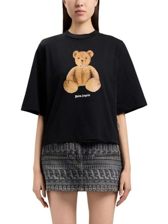 Palm Angels Black Graphic Crew Neck T-Shirt