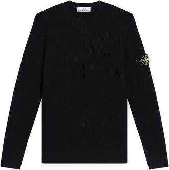 Stone Island Truien - Heren - Ronde hals truien - Blauw - M - Truien & Vesten