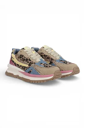 Blowfish Womens Pink Blue Yellow Retro Sneaker Trainers - Leo