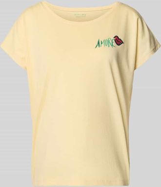 Christian Berg Pyjama-Oberteil mit Motiv in Hellgelb, Gr&ouml;&szlig;e XXL