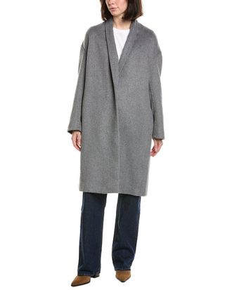 Vince Wool-Blend Long Coat