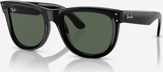 Ray-Ban Mens Wayfarer Reverse Sunglasses In Polished Black