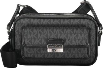Michael Kors Stijlvolle Crossbody Tas met Kaartsleuven - Dames - Schoudertassen - Zwart - ONE Size - Polyester - Tassen