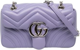Gucci Pre-owned Gucci Small GG Marmont Matelasse Calfskin Shoulder Bag Ladies 3DT2ISQ7B0M4UGUX