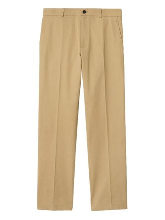 Burberry pressed crease trousers - Neutrals