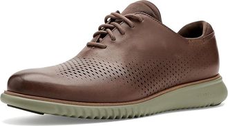 Cole Haan 2.Zerogrand Casual Lightweight Leather Laser Wing Tip Oxfords Mens Shoes Light Whiskey/Truffle/Seagrass : 10.5 D - Medium