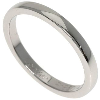 Cartier Platinum Platinum 950 Band Ring (Pre-Owned)