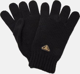 Prada Virgin wool gloves
