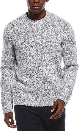 Vince Mottled Marl Wool-Blend Crewneck Sweater