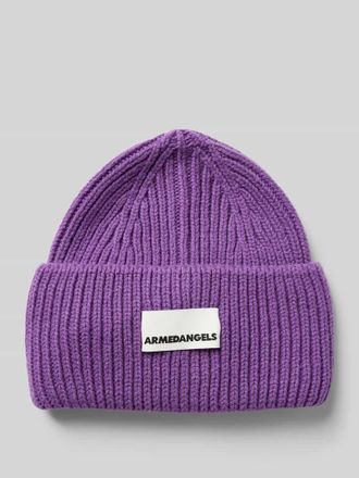 Armedangels Armedangels Mütze aus Kaschmir-Woll-Mix Modell LELEAA in Lila, Größe 1