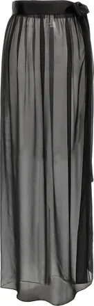 Dolce & Gabbana Womens Black Silk Mini Skirt