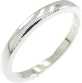 Cartier Platinum Platinum 950 Band Ring (Pre-Owned)