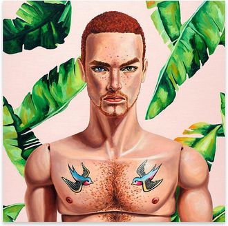 iCanvas Icanvas Ginger Doll Guy Print On Acrylic Glass By Oleksandr Balbyshev