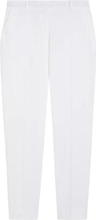 Max Mara Cigarette Broeken - Dames - Vrijetijds broeken - Wit - 2XL - Katoen - Broeken