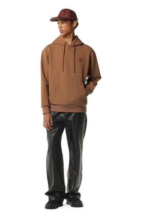 MCM Essential Logo Patch Ponte Hoodie in Cognac at Nordstrom, Size X-Large