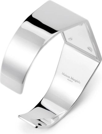 Maison Margiela Womens Silver Brass Bracelet