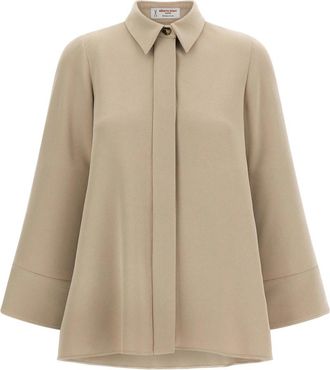 Alberto Biani Caby Shirt - Dames - Zomerjassen - Beige - 2XS - Polyester - Jassen