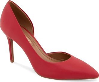 Christian Siriano Biro Half dOrsay Pump in Lipstick at Nordstrom, Size 8.5