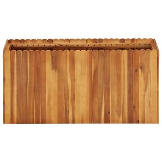 Berkfield Home Garden Raised Bed 100x30x50 cm Solid Acacia Wood in Brown | Size: 100 x 30 x 50 cm