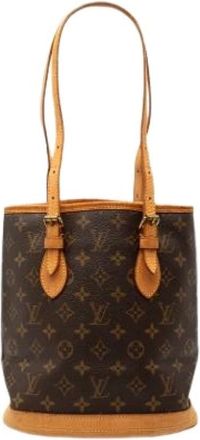 Louis Vuitton Pre-owned Bucket Bags, female, Brown, Size: ONE SIZE Pre-owned Vintage Bucket Bag