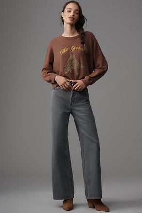 The Great. Wide-Leg Slouchy Jeans