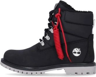 Timberland Lady 6 Premium Puffer Boot WP - Dames - Winterlaarzen - Zwart - 36 EU - Leer - Schoenen