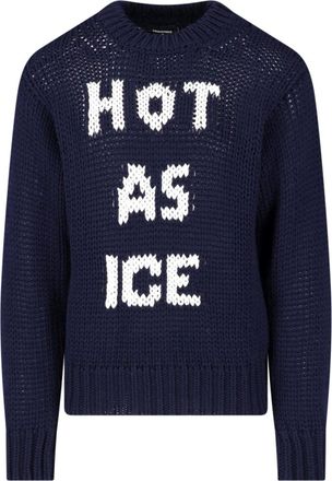 Dsquared2 Maglione Intarsiato In Lana