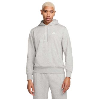 Nike Heren Club Regular Hoodie (Heide Grijs/Wit)