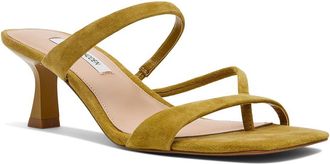 Steve Madden Ajay Womens Sandals Olive Suede : 7.5 M, Leather