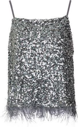 8 by YOOX SEQUIN HALTER TOP