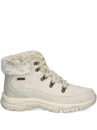 Skechers Snow Worries boots - women - Suede/Artificial Fur/Artificial Fur/Rubber - 36 - Neutrals