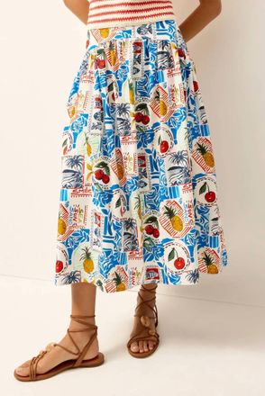 Marie Oliver Vicki Skirt In Postcard