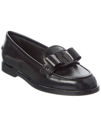 Ferragamo Vivaldo Leather Loafer