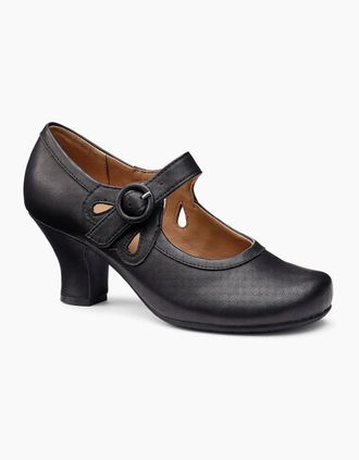 Hotter Womens Broadway Womens Court Shoes - Black - Size: 5.5