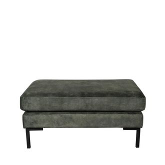 Dutchbone Reposapi&eacute;s en polipiel gris vintage